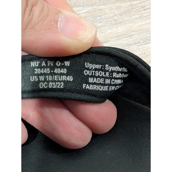Olukai Nu'a Pi'o Sandals Womens Sz 10 Black Grip Rubber Flip Flops 20445 Summer - Picture 8 of 16
